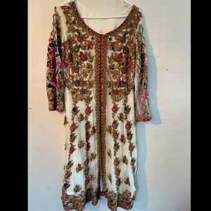 White Pakistani/Indian Dress